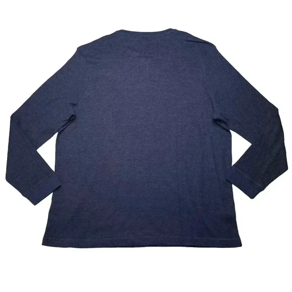 Club Room Cotton Blend Long Sleeve Mens Light Thermal Size 2XL - Picture 11 of 11